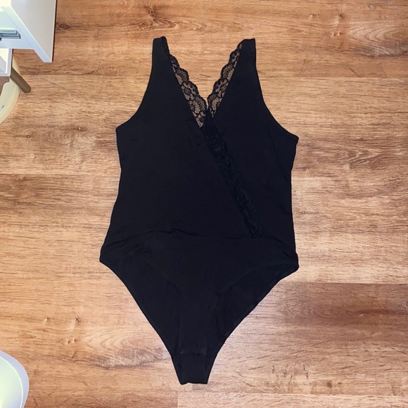 Divided Tops - Divided by H&M Black Bodysuit